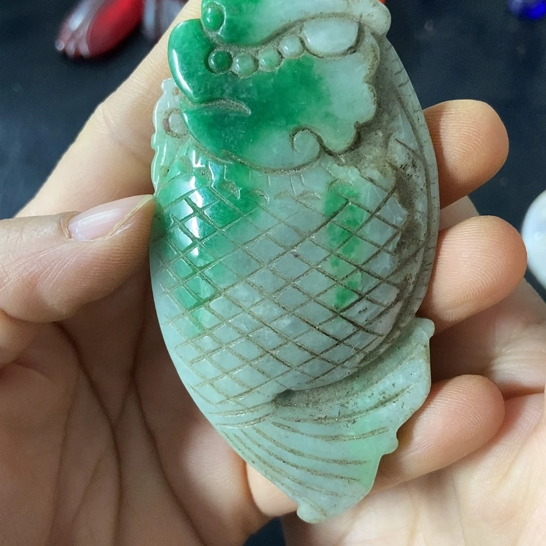 奥***陌白玉菩提吊坠精品玉