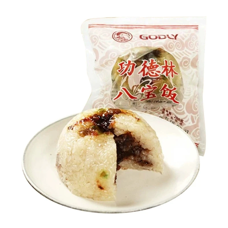 【正常发货48小时内】功德林净素八宝饭传统美味方便速食200g老字号