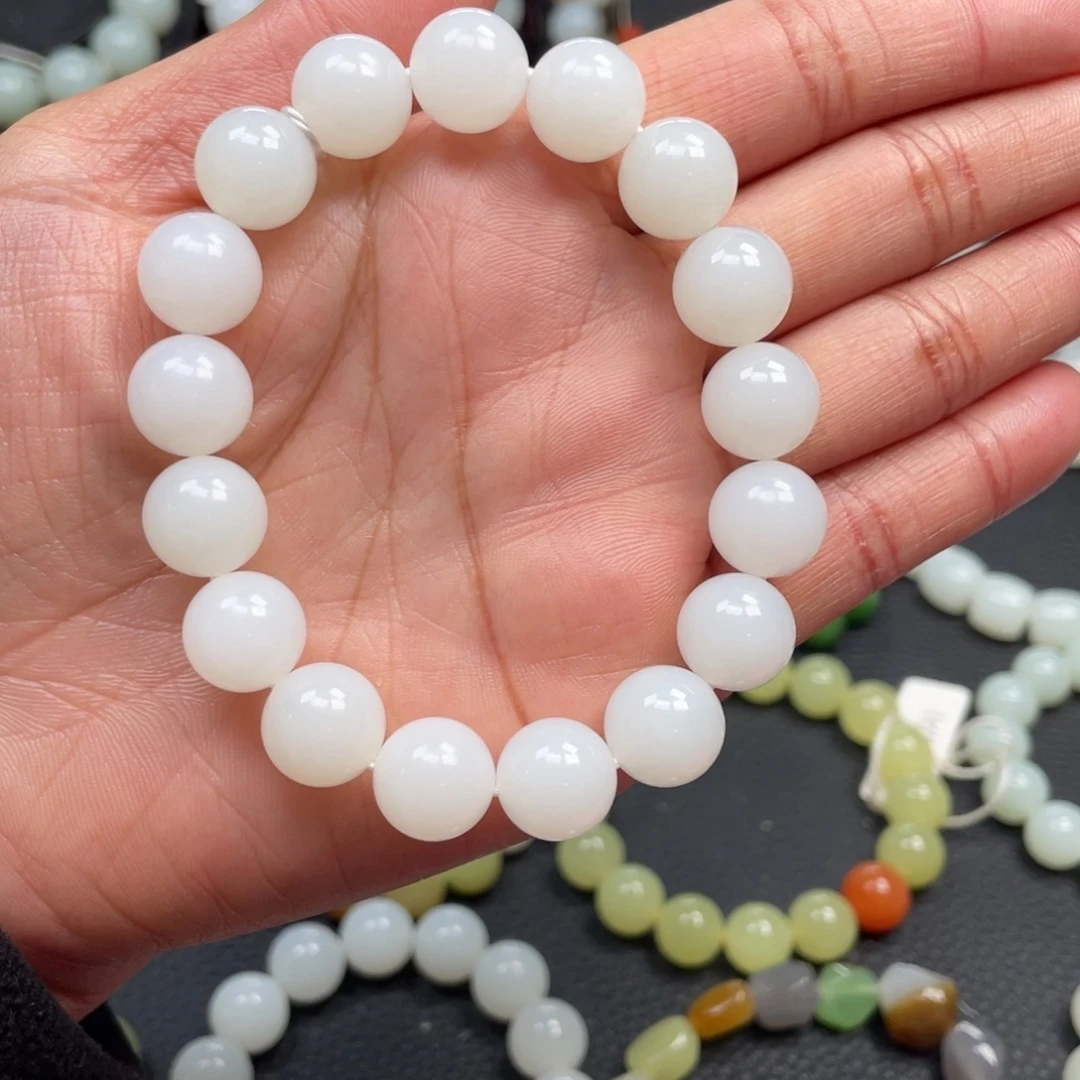 和田玉未镶嵌手链