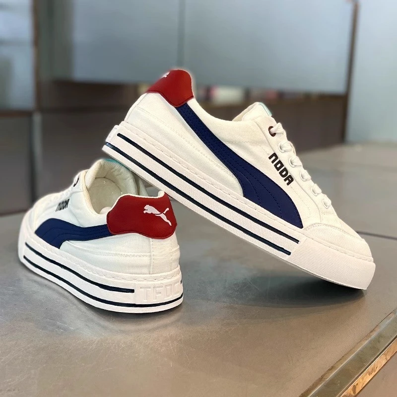 【DHBA官方正品】潮牌男鞋2025夏季新款低帮透气帆布鞋男士鞋子男款