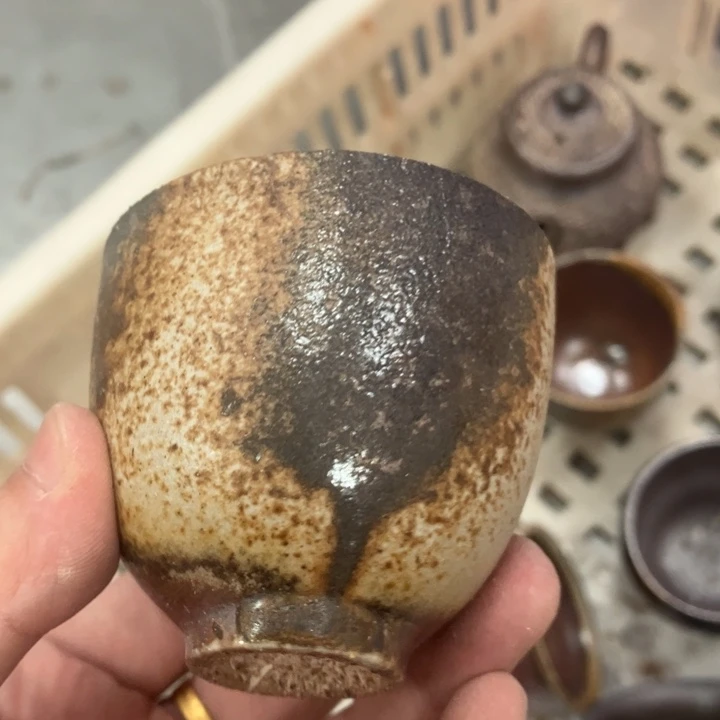 柴烧杯子宝瓶大放漏。
