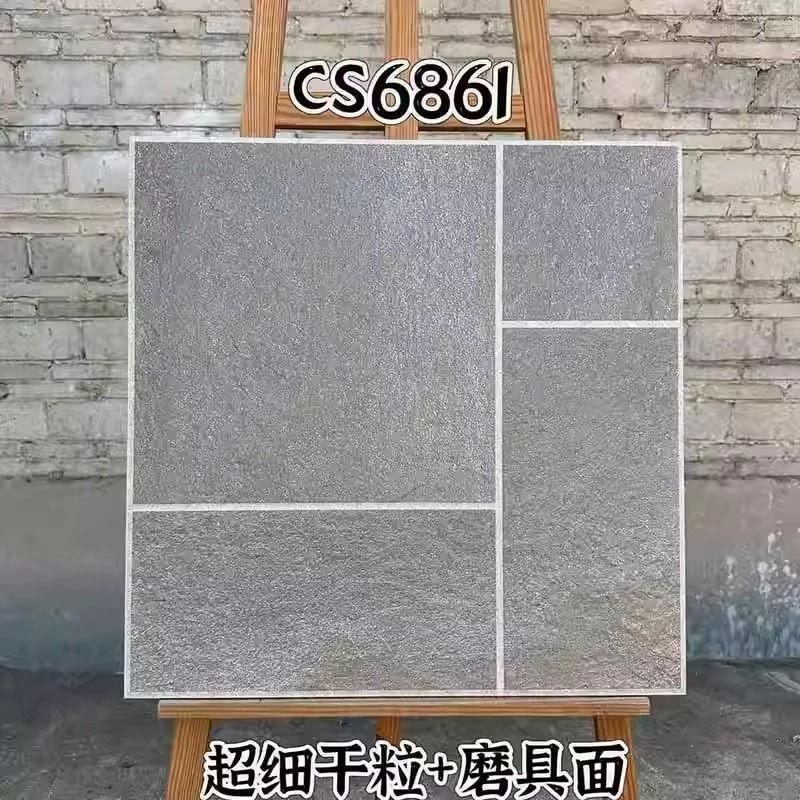 户外仿古砖莱姆石瓷砖别墅庭院露台阳台花园院子600x600防滑地砖