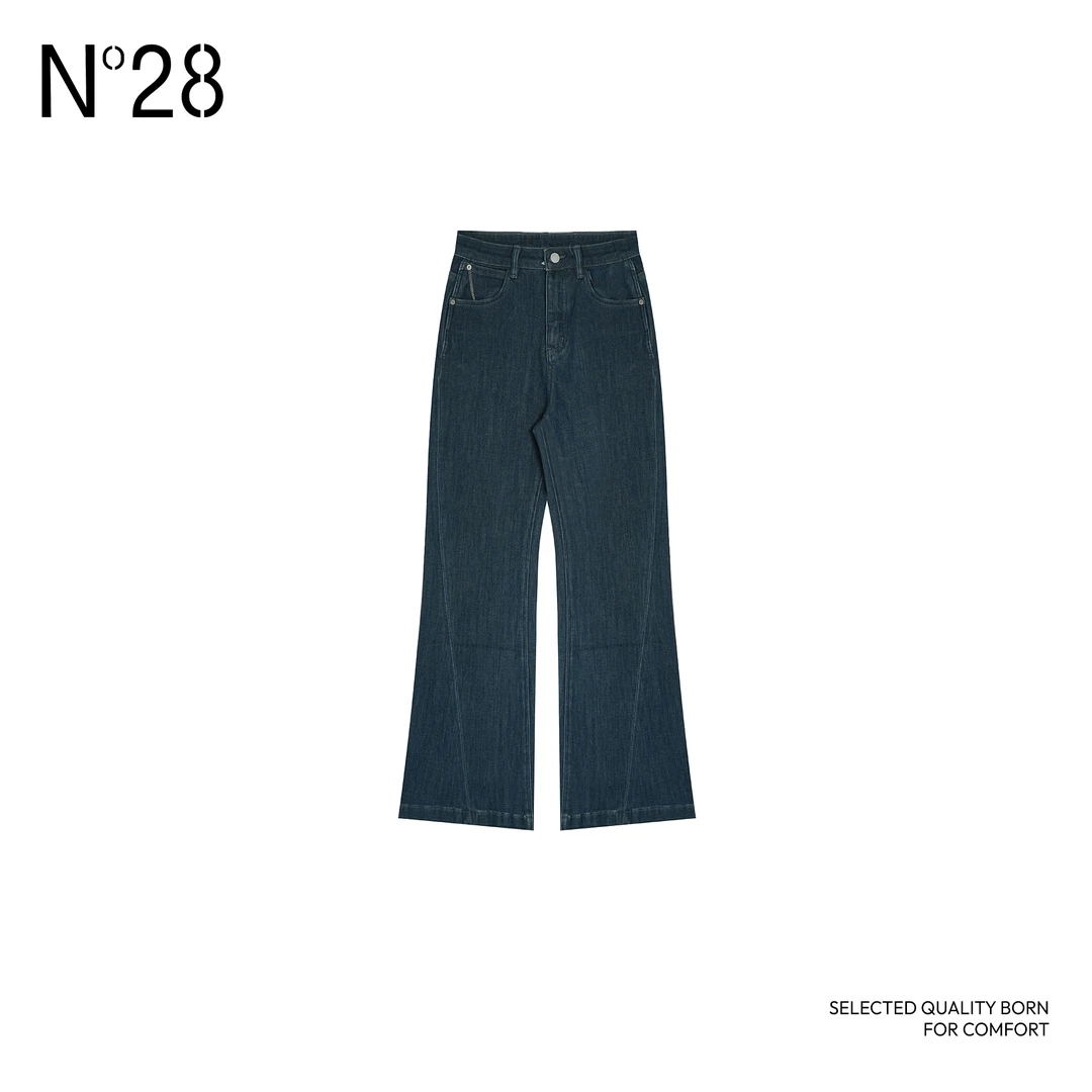 N°28 2025春新款微喇裤女装复古牛仔裤895111K071