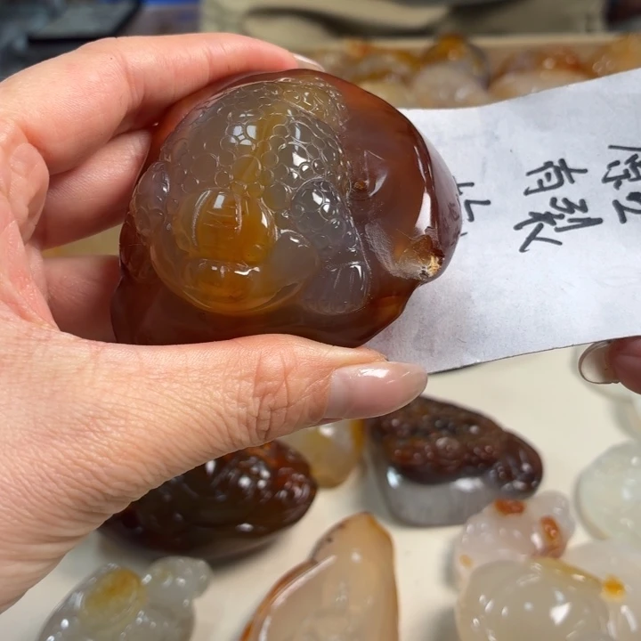 玛瑙/玉髓吊坠(不含链)未镶嵌