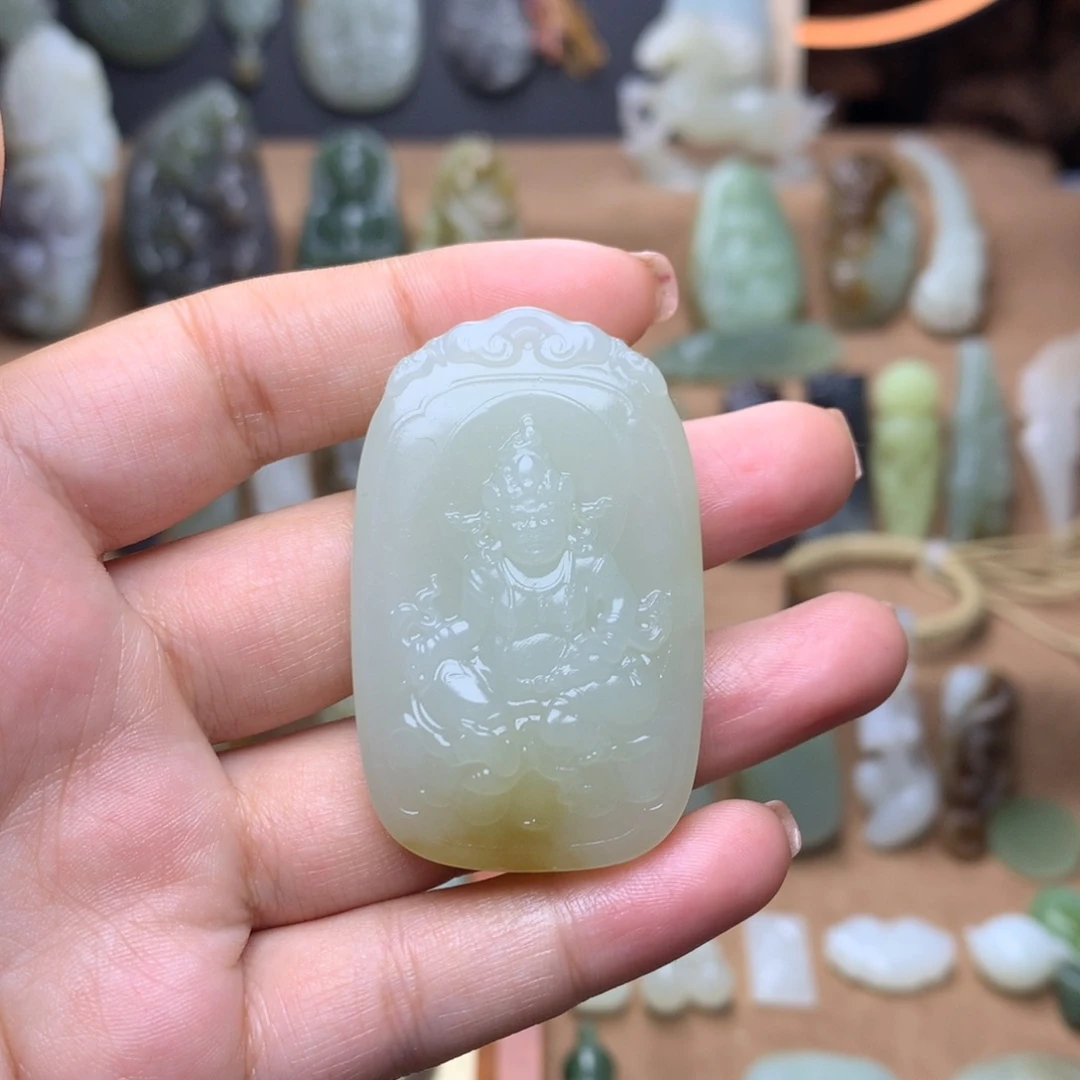 和田玉挂件未镶嵌不*较