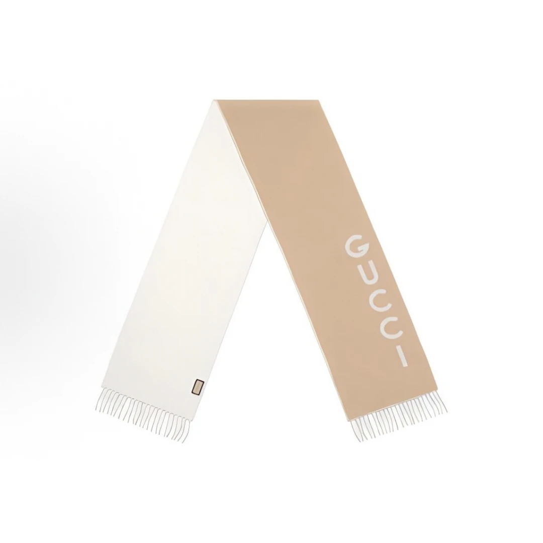 未使用 GUCCI/古驰 流苏围巾