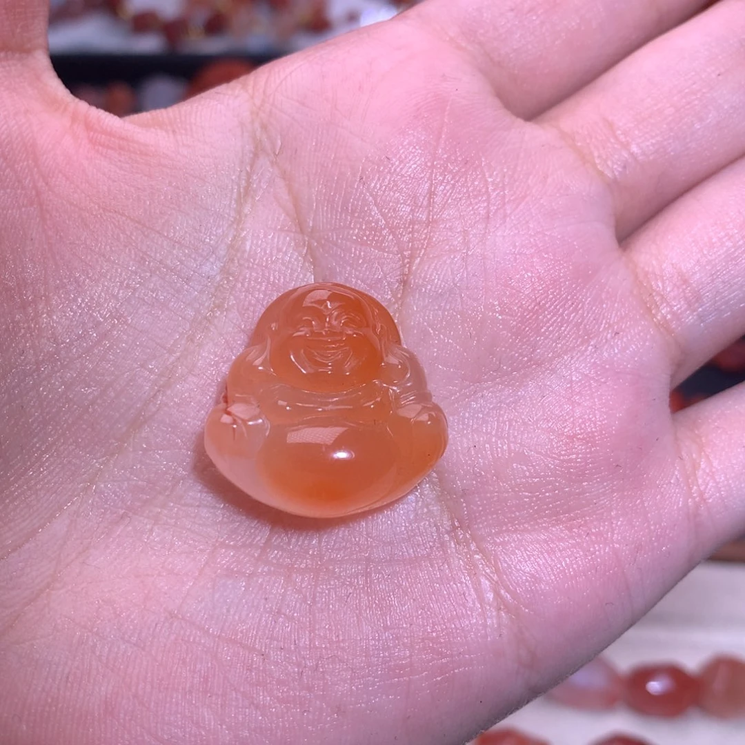 *****未镶嵌南红玛瑙珠宝半成品佛公2