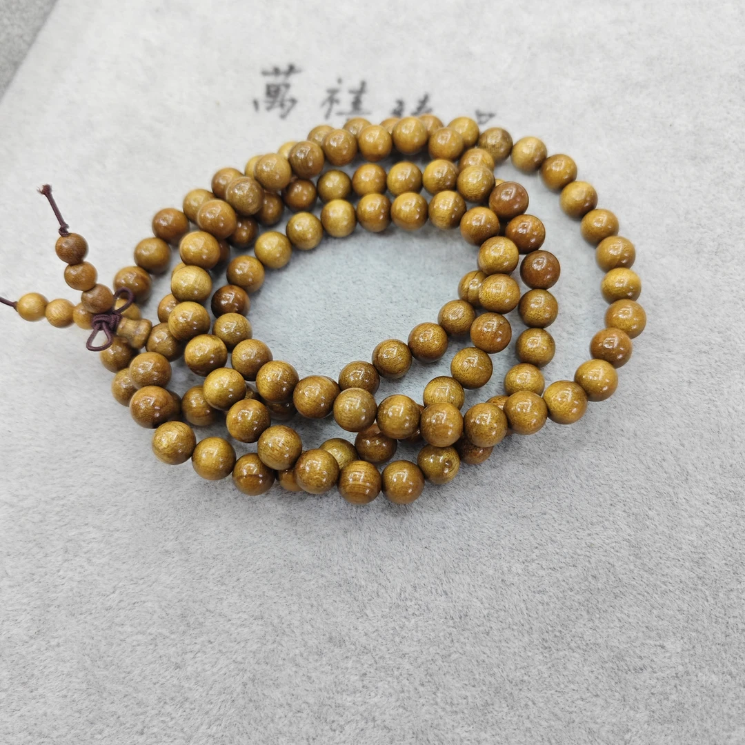 8mm金丝楠多圈手串M033 jw