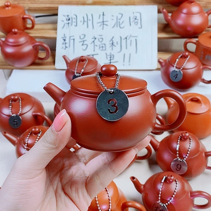 潮州朱泥壶古壶140
