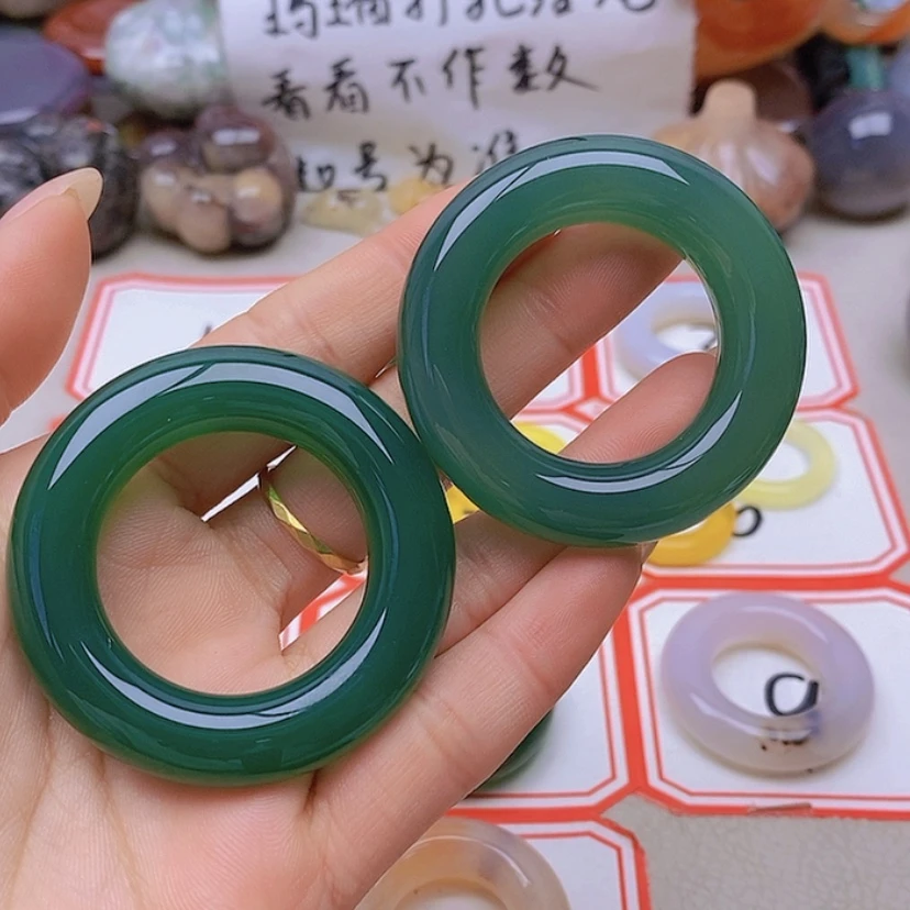 【闪购商品】未镶嵌玛瑙/玉髓珠宝半成品深**息