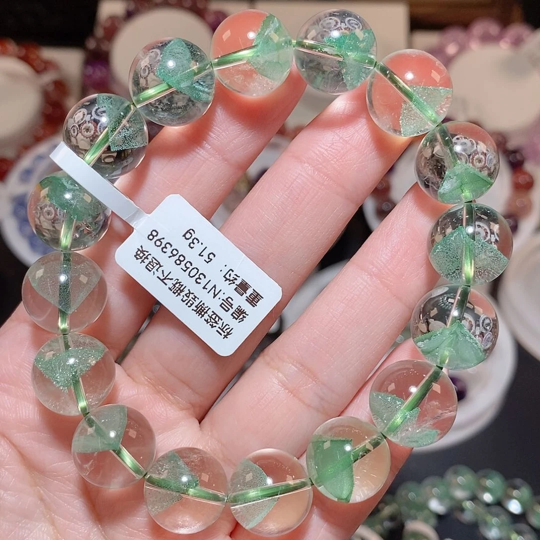 水晶手链未镶嵌鑫**侠F翠幽灵13