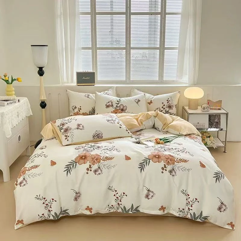 【惊喜福利】100%棉AB版数码印花四件套