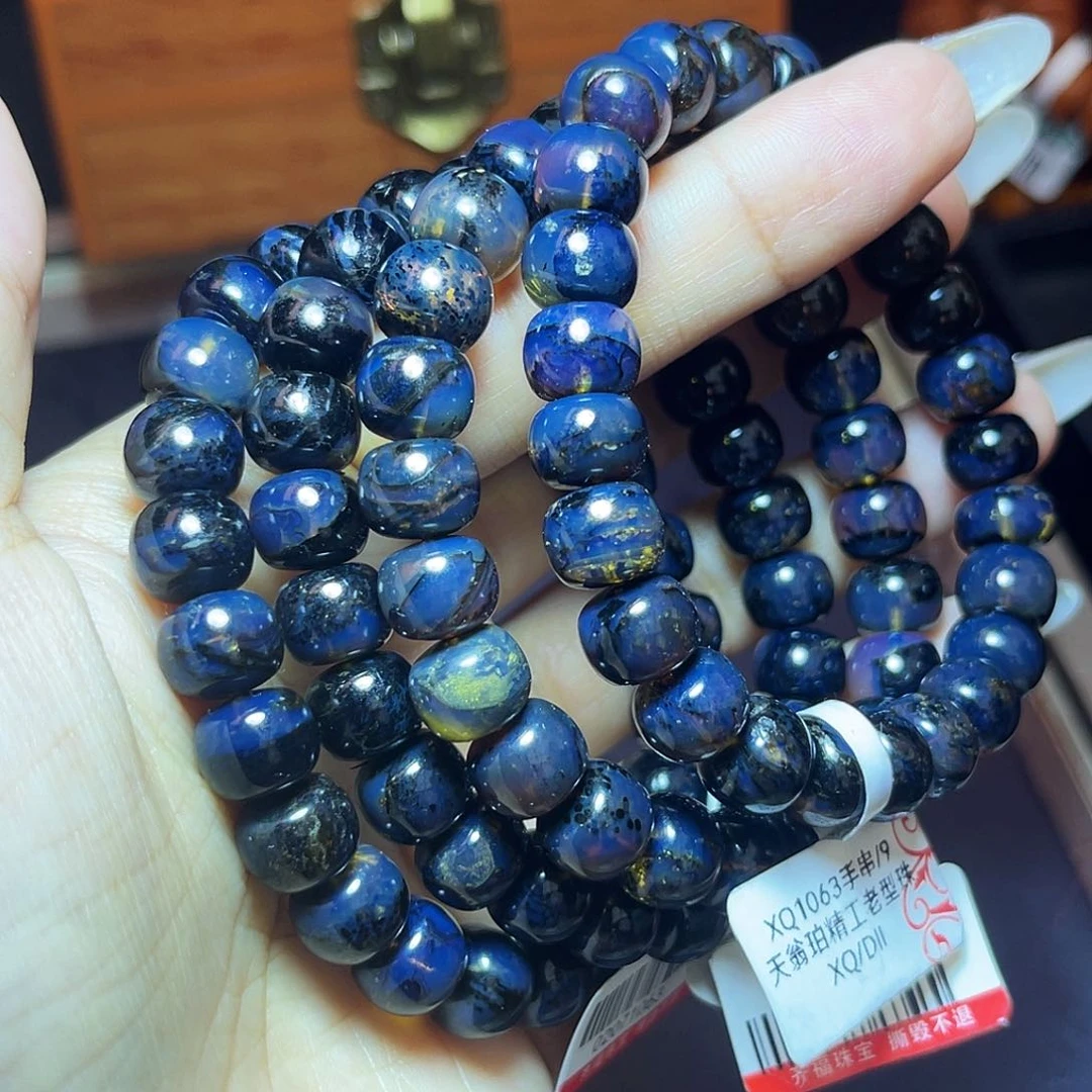 未镶嵌琥珀手链9 m多样性发其一