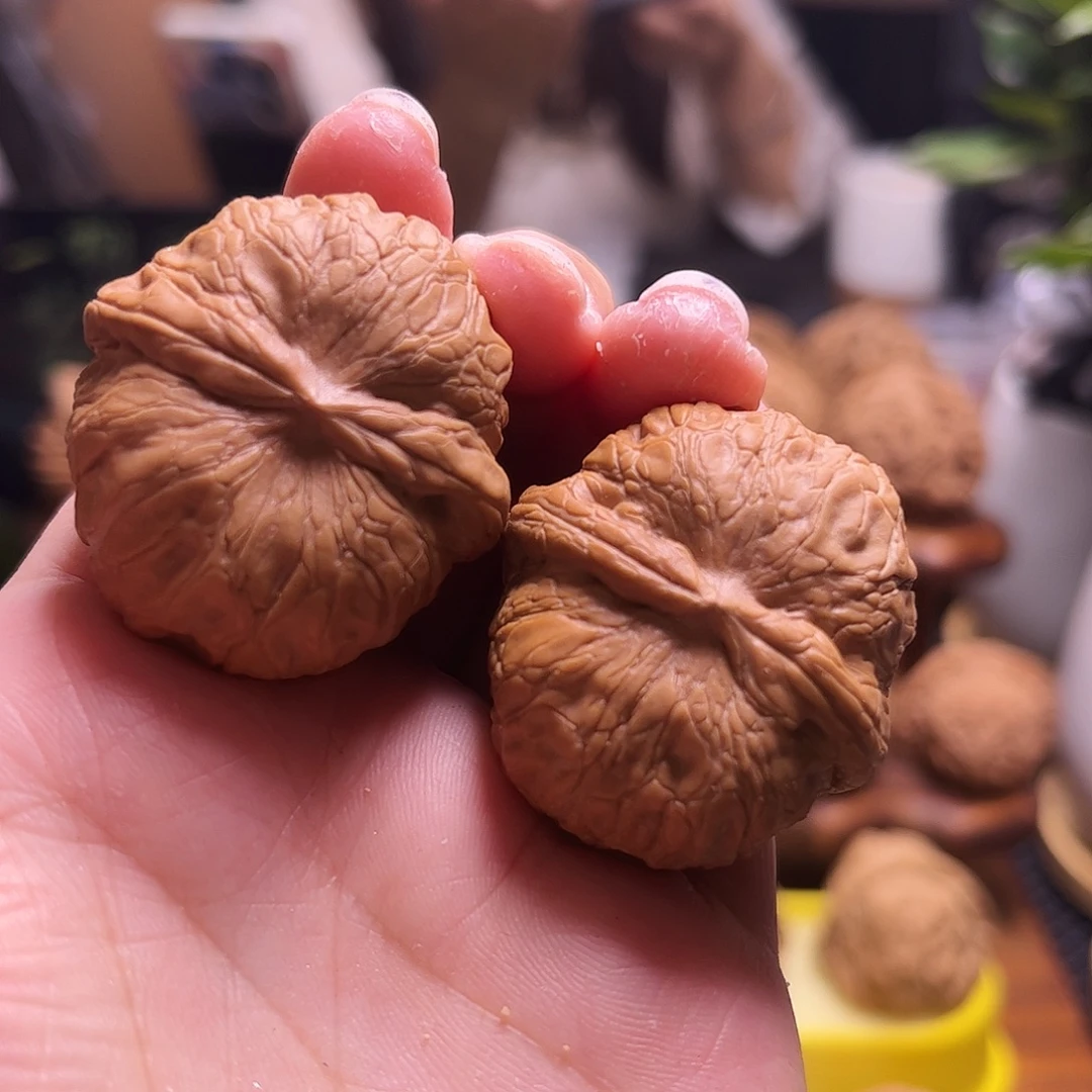 文玩核桃把件37尺全品球宝93