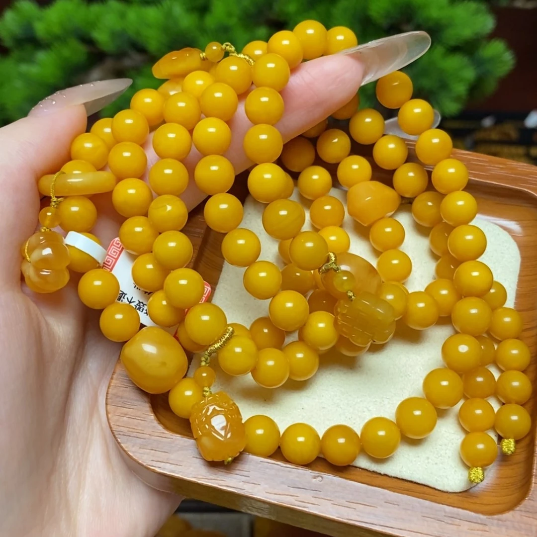 【闪购商品】蜜蜡颈饰未镶嵌项链