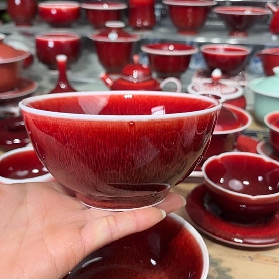 金*景德镇陶瓷红马坊状元碗