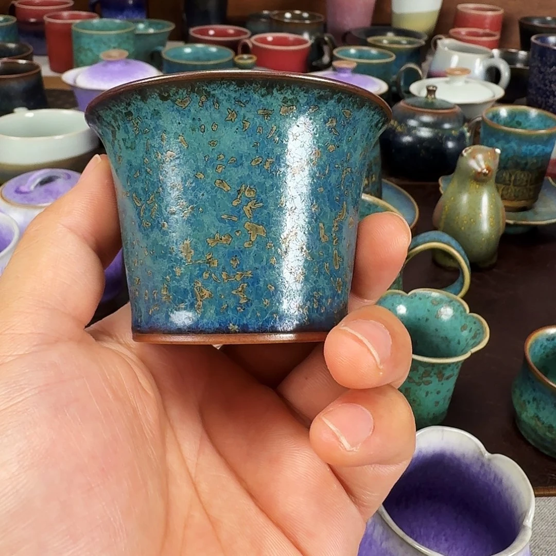 铜绿釉主人杯任晓飞