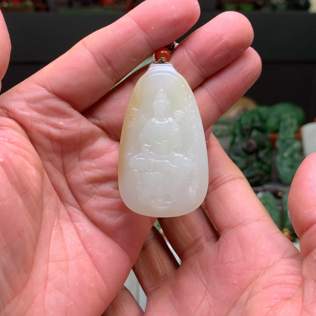 和田玉吊坠未镶嵌