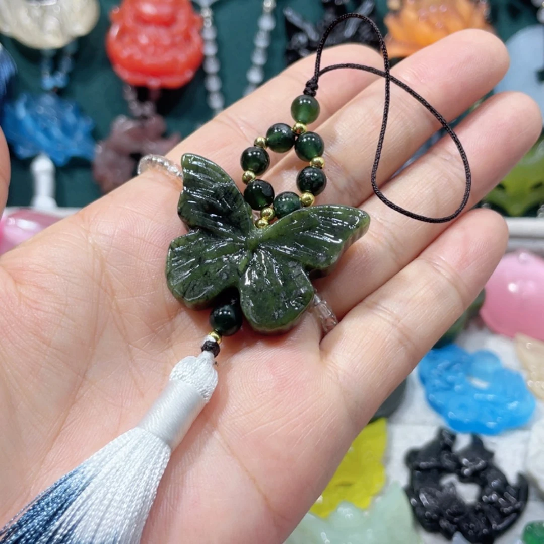 【闪购商品】未镶嵌岫玉颈饰12包挂