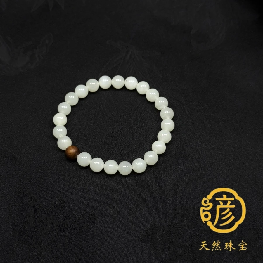新疆和田玉手链手串且末暖色百搭设计多样性发货HTY0155