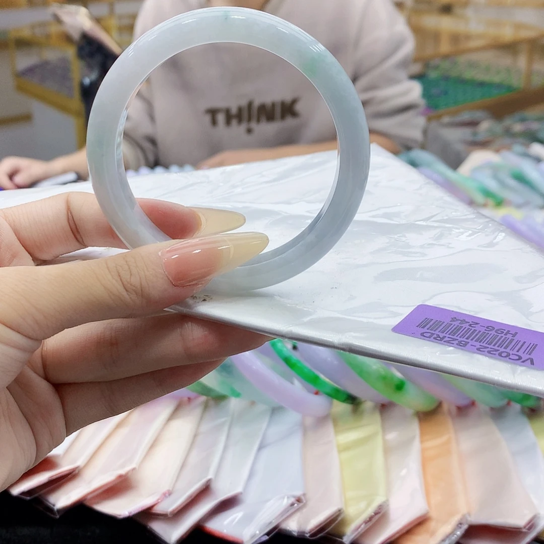 翡翠未镶嵌手镯nnm