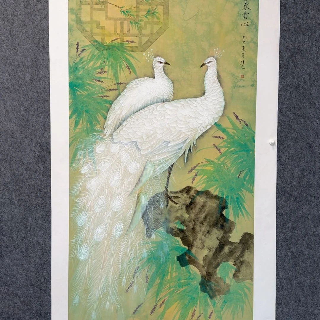 国画国画作品山水花鸟
