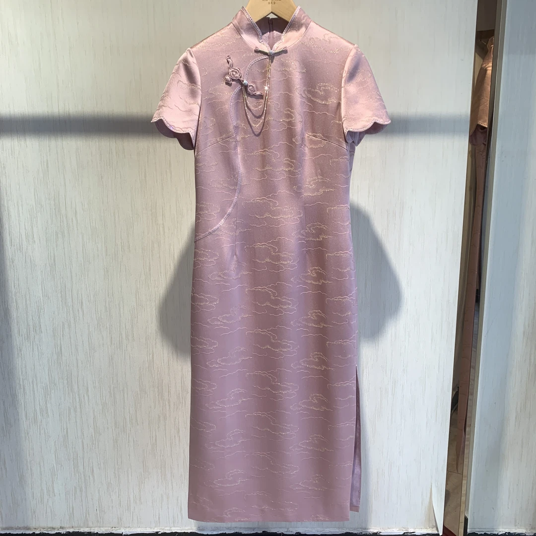六礼喜婆婆喜妈妈旗袍中式礼服敬酒服