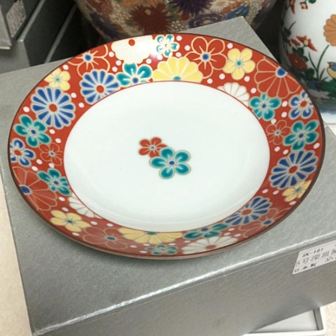 【闪购商品】碗直径15.5高度3九谷烧全新