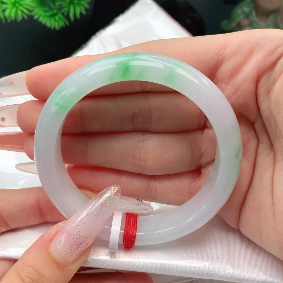 未镶嵌手镯翡翠正圈55
