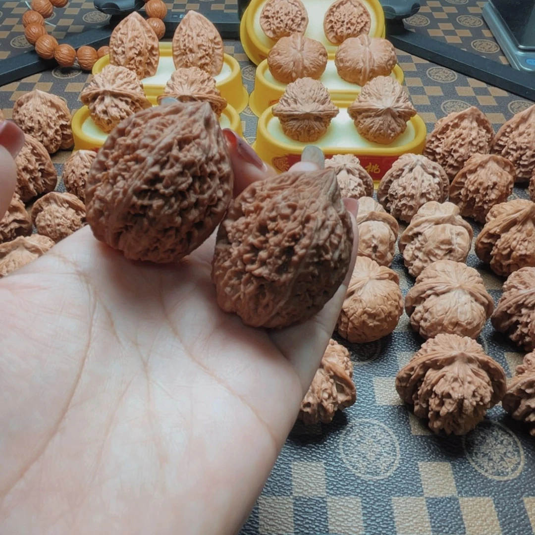 把件桃核全品大蒜头35