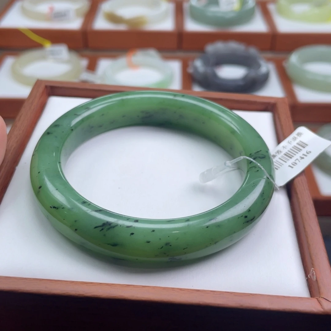 【闪购商品】未镶嵌手镯和田玉链接81。56-57