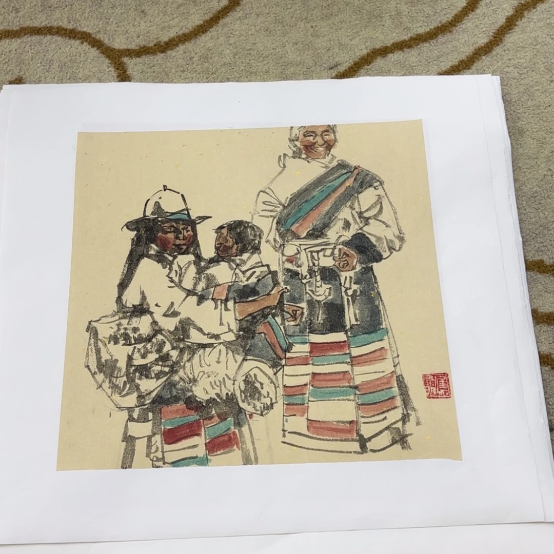 国画焦禄明老师作品刘