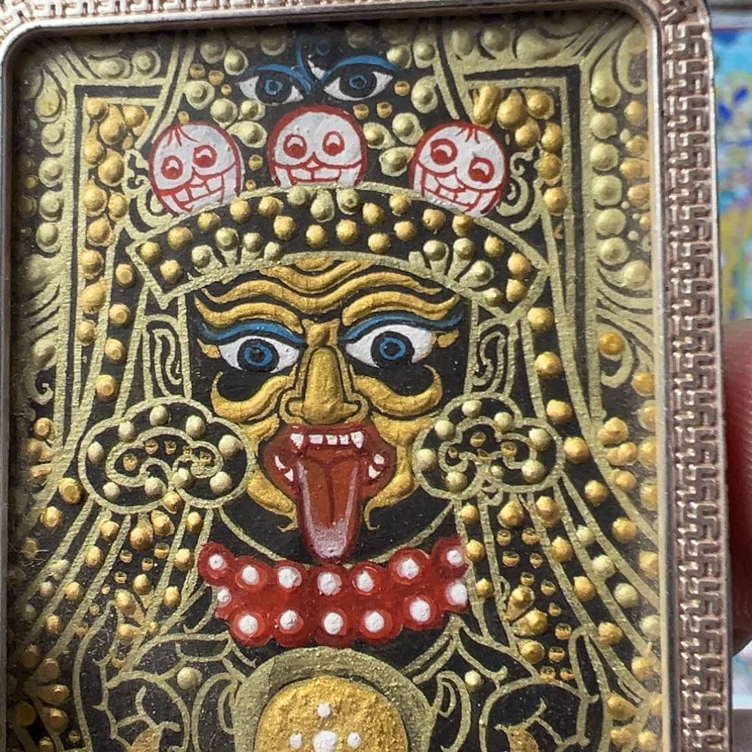 吊坠纯手绘唐卡扎基