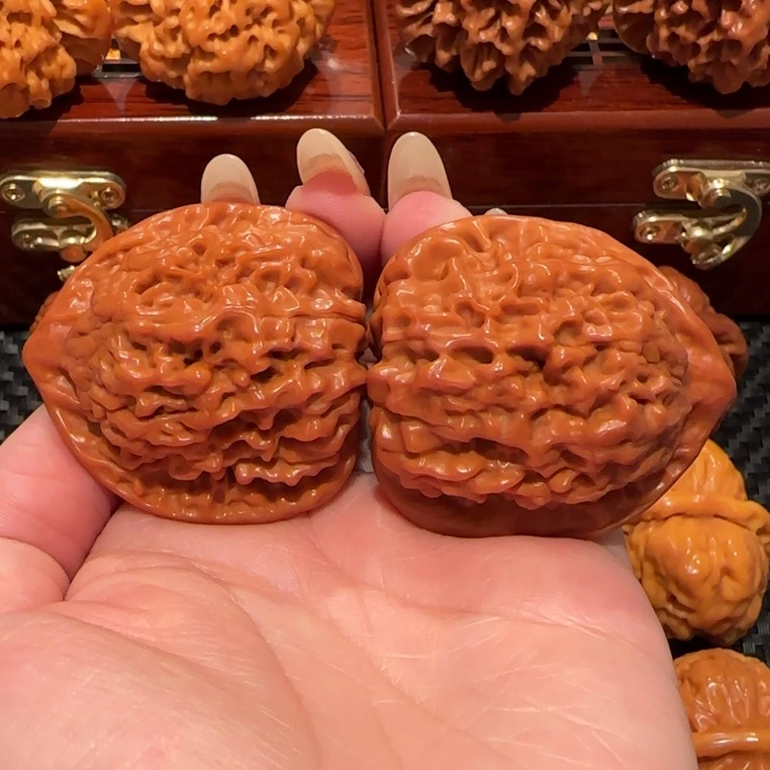 文玩核桃吊坠官帽42精品2672