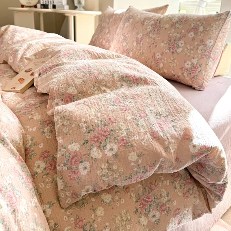 云感棉四件套被罩宿舍学生单人床单被单三件套可四季通用