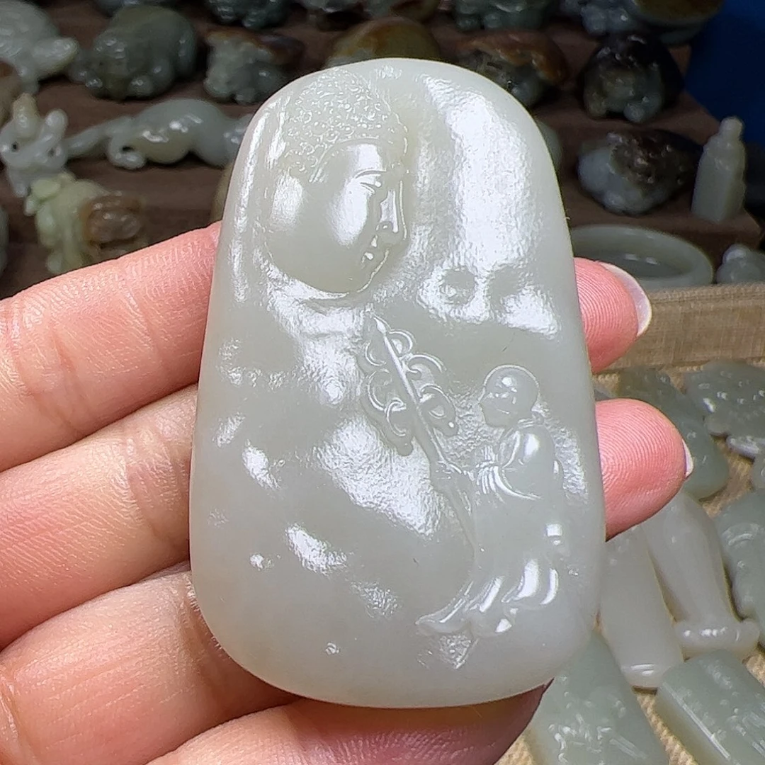 和田玉挂件未镶嵌