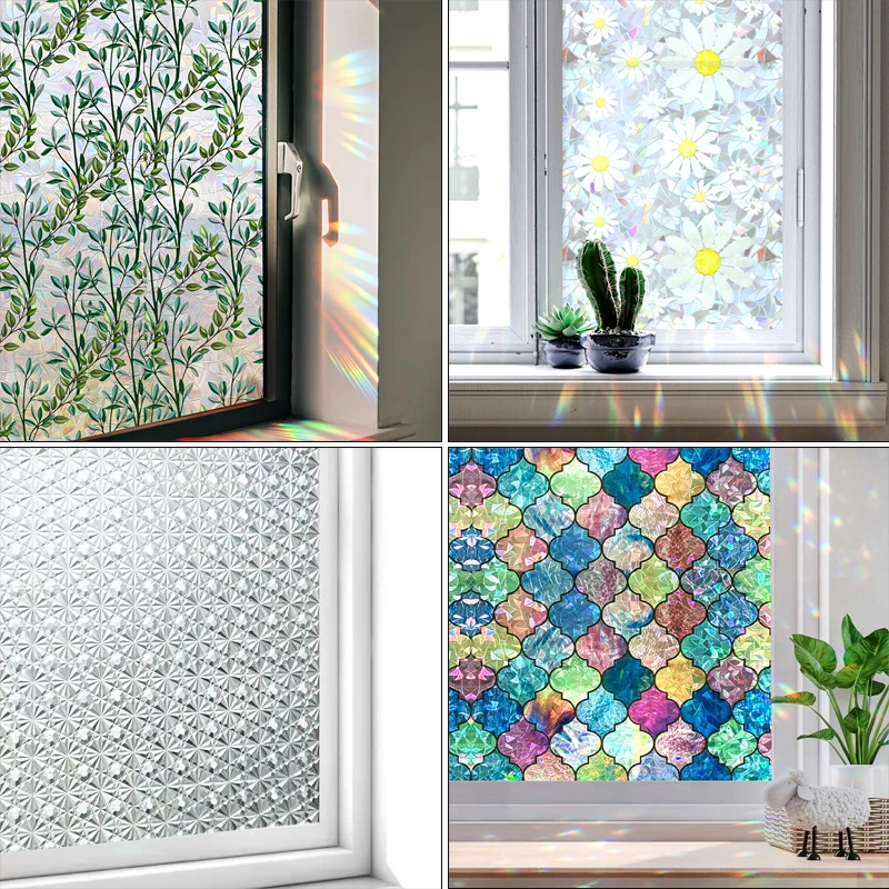 高档法式厨房窗花玻璃窗贴复古浮雕彩绘贴纸卫生间蒂凡尼窗户贴膜