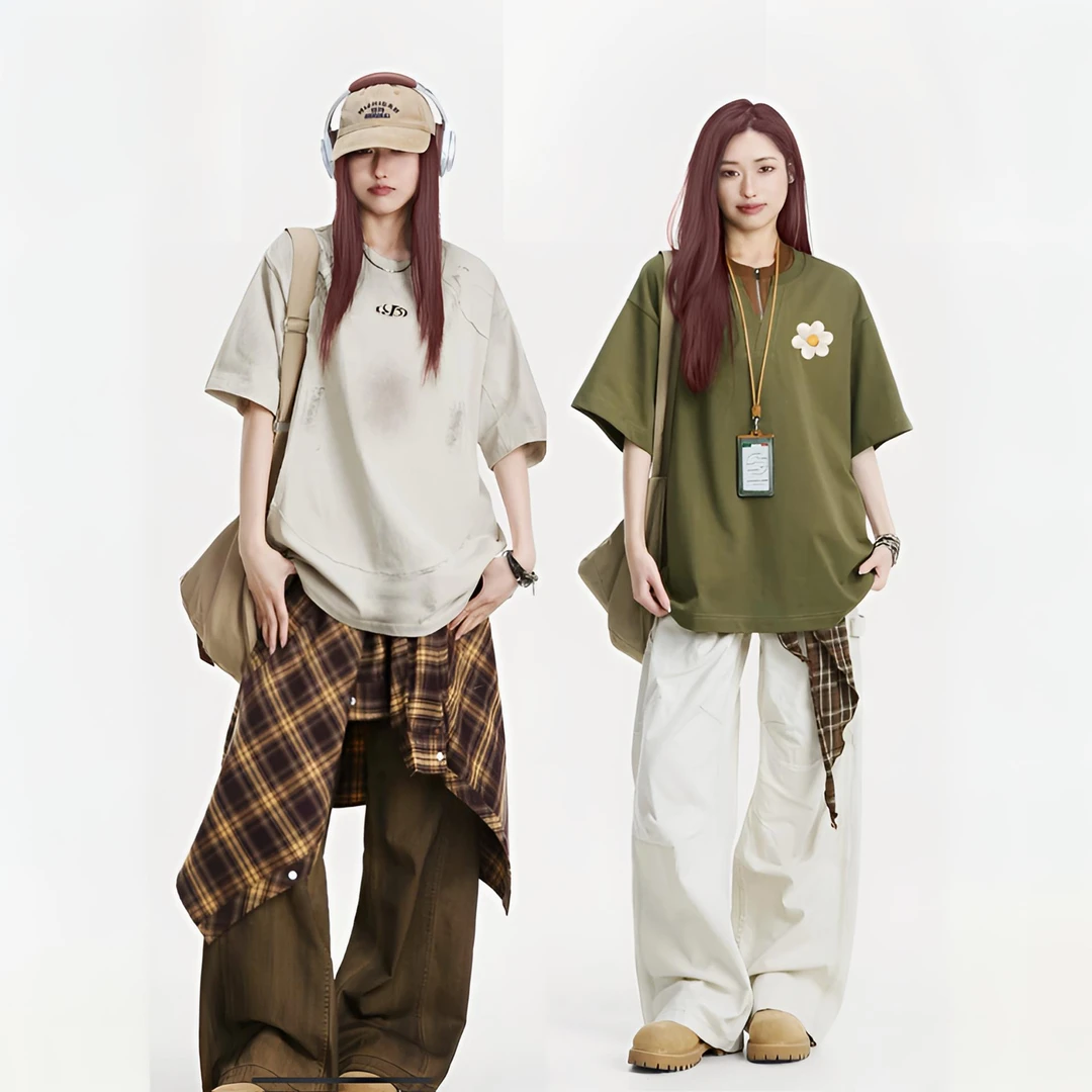 （59-65-69)棉服冲锋衣时尚卫衣毛衣孤品宽松休闲撞色拼接立领潮流