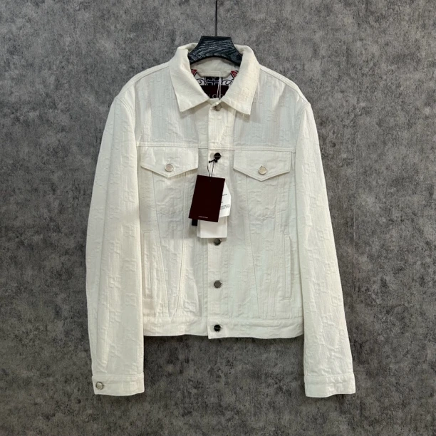 未使用 GUCCI/古驰 古驰白色满印牛仔外套