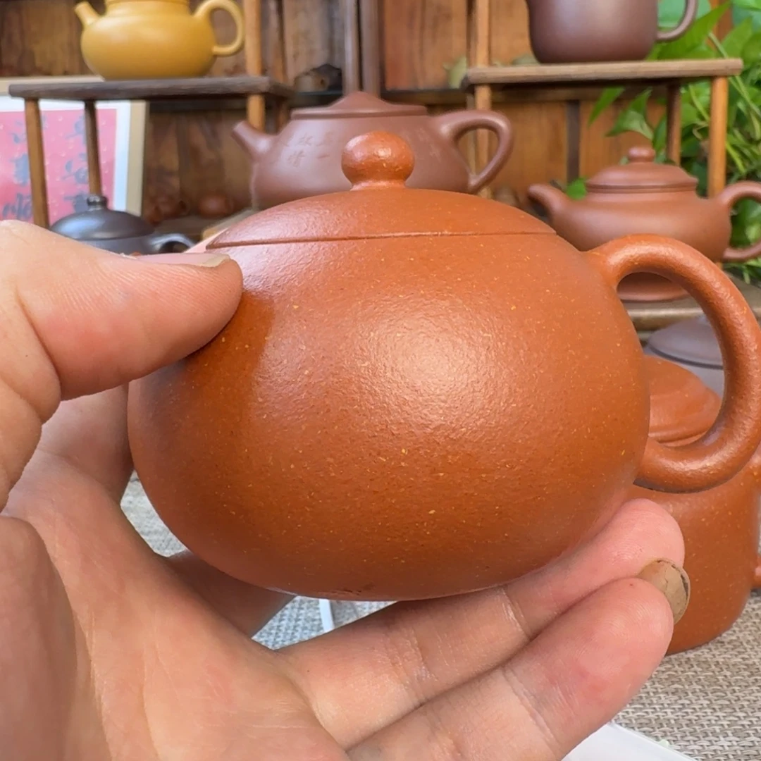 茶壶紫砂30目95纯红降坡西施180cc