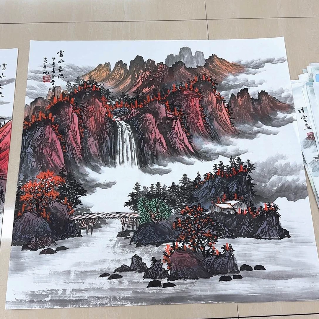 国画国画作品集一个