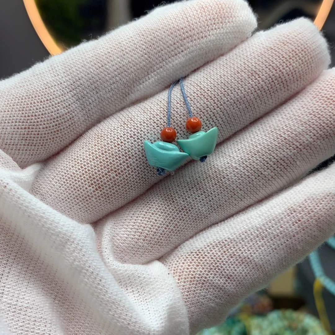 绿松石挂件未镶嵌