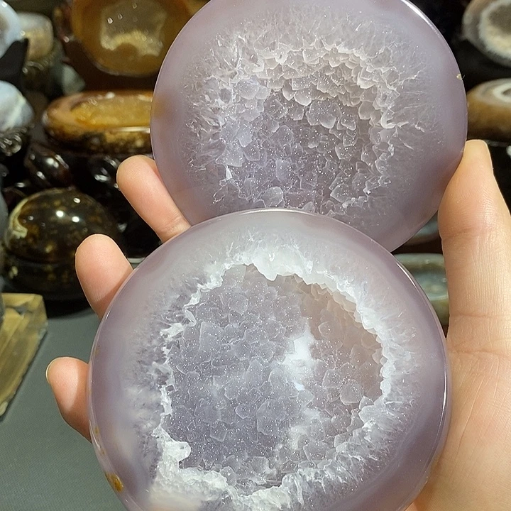 钰***️未镶嵌紫晶摆件聚宝盆