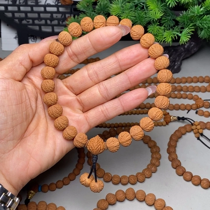 手串桃核荔枝纹手持