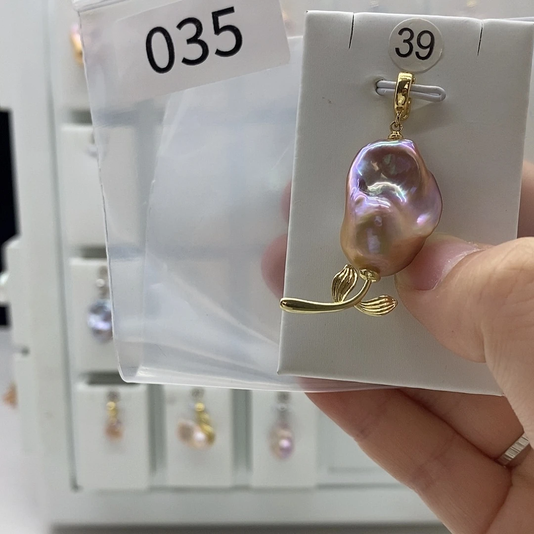 颈饰合金淡水珍珠