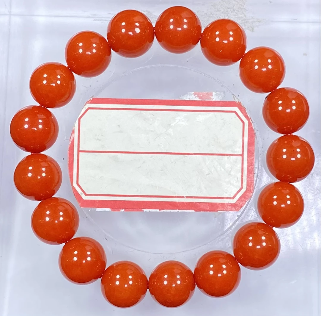 柿子红12mm手串发一条C17