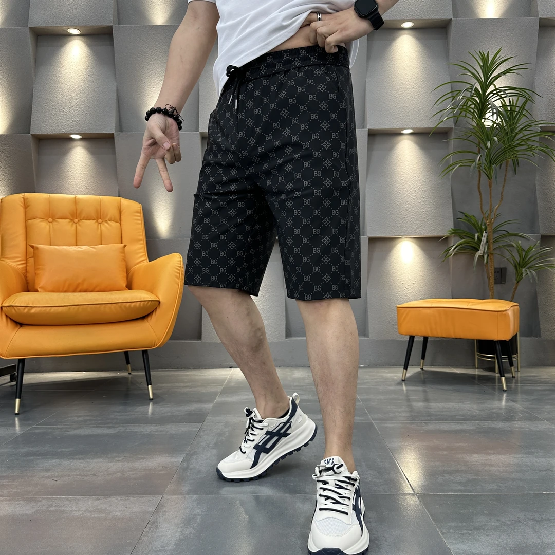 GeWinLa/格文朗7098BG夏季男士25-35岁牛奶丝休闲裤百搭高品质