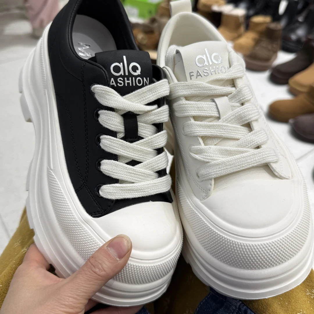 2026春款爆品！全皮面7cm超轻厚底动感潮款休闲鞋1-1680