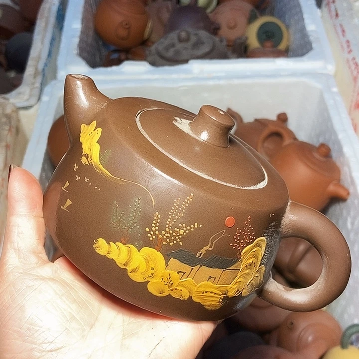 全手工制作宜兴紫砂茶壶