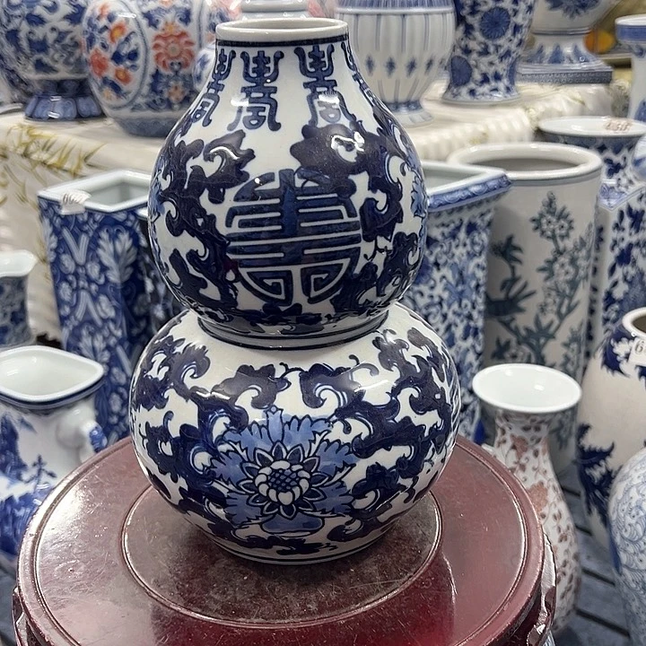 摆件居家摆件，葫芦花瓶